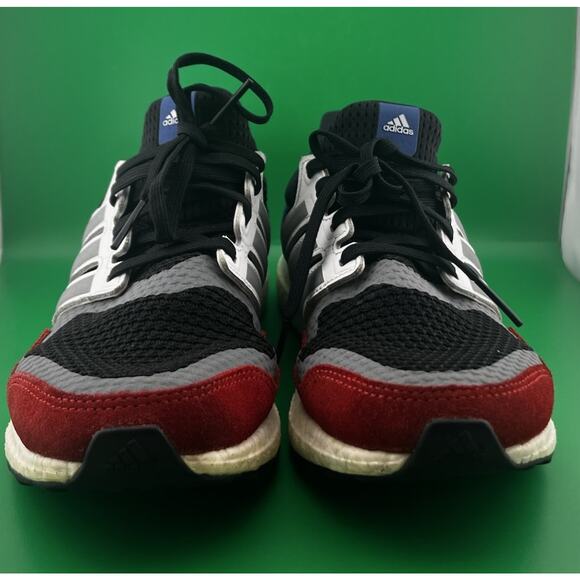 Adidas Ultra Boost S & L Men's Size 8 Running Shoes Black Gray Red - Picture 9 of 11